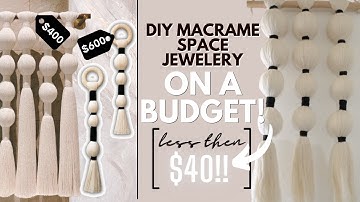 This Macrame Wall Art DIY is so easy, you