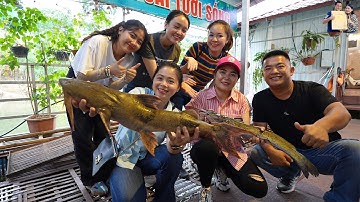 Về Tuyên Quang ăn Đặc sản Cá Chiên Cá Quất Tôm Sông Lô cùng a Hải Sapa TV Bếp Trên Bản Song Hỷ Vlog