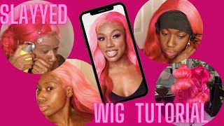 MUST SEE DIY WIG DYE WITH WATER COLOR AND INSTALLATION