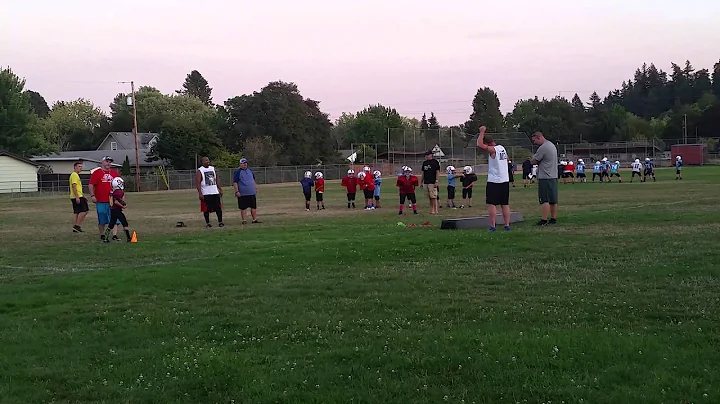 Camden Spragg football running