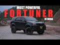 Most powerful fortuner in india  toyota fortuner  owner review  superman sree