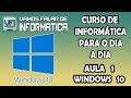 Windows 10 - aula 1 - Componentes da área de trabalho