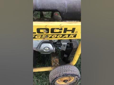 McCulloch FG5700AK Gasoline Powered Portable Generator - YouTube