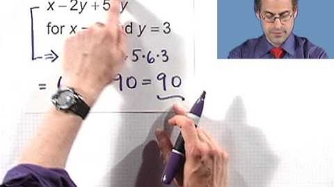 Evaluating an Algebraic Expression