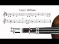 Happy Birthday - Violin Tutorial