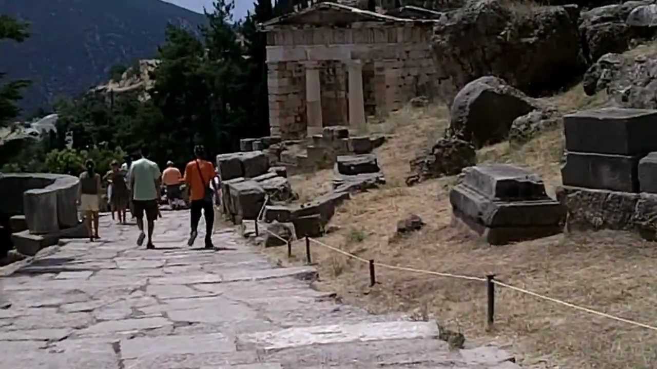 【世界遺産】デルフィの考古遺跡(デルポイ)6@ギリシャ/Archaeological Site of Delphi@Greece - YouTube