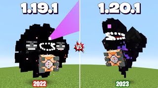 Cracker Wither Storm 1.20.1 VS 1.19.1 | Old vs New Wither Storm