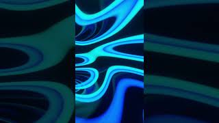 #Abstract #Background Video 4K Vj #Loop Neon Blue Teal Metallic Tunnel Calm Screensaver Visual #Asmr