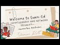 Cryptography and Network Security | Unit Wise Important Questions and topics | Exam-Ed