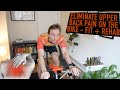 Upper Back Pain Relief and Prevention For Cyclists | Rehab and Bike Fit For Upper Back & Neck Pain