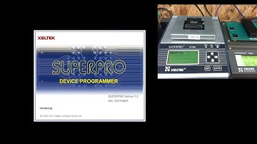 Programing XILINX XC2C256-7VQG100C CPLD QFP100 With Xeltek Superpro 6100N Again! Audio Test.