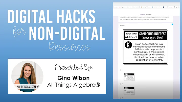 Digital Hacks for Non-Digital Resources (Presented...