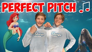 PERFECT PITCH TEST! (FAMILY VS. THE LITTLE MERMAID SONGS) 🧜🏻‍♀️🎤