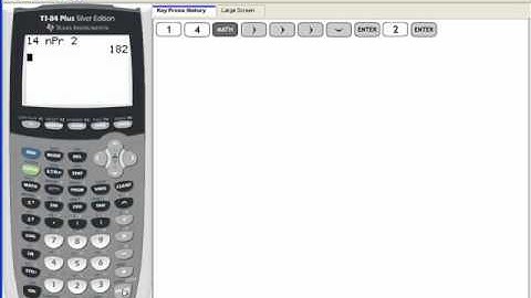 Permutations and Combinations on TI-84