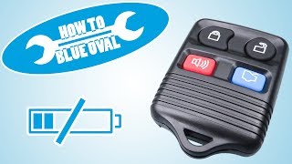 Anleitung: Ford Funkfernbedienung / Schlüssel - Batterie wechseln / tauschen