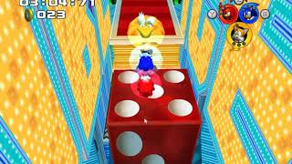 Sonic Heroes level 6. BINGO Highway. Прохождение. Шестой уровень. Соник Бум, мультик игра для детей