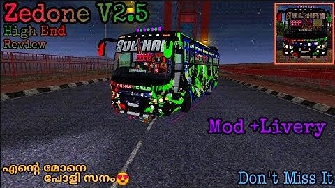 ZedOne v2.5 |For High End Device|അടിപൊളി Mod 😍Review | Mod+Livery | Don
