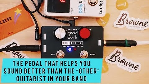 A Generic But Necessary Overview of the Fixer Dual Boost / Buffer Pedal