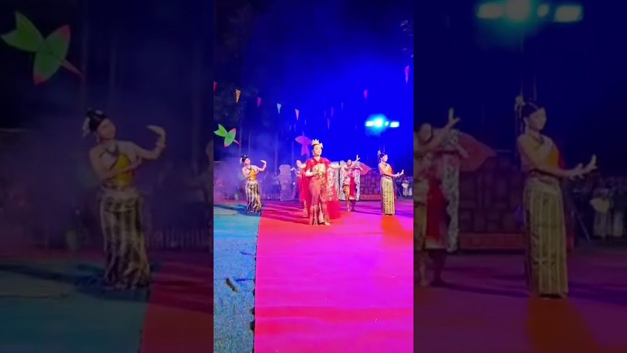 การเเสดงงานบุญผะเหวด💃ณ วัดโนนสมบูรณ์ พร้อมด้วยเด็ก นักเรียน ครูบาอาจารย์ งดงามมาก#นครราชสีมา#Thai🇹🇭