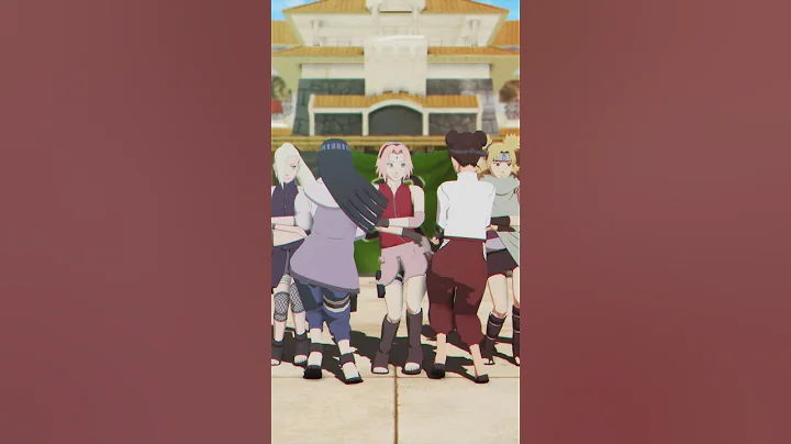【 MMD ナルト!-NARUTO 】— Shakira - She Wolf . 【Sakura, Ino, Hinata, Tenten & Temari】#mmd #naruto #shorts