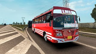 Ashok Leyland Bus Journey from Thulappalli to Erattupetta  | Kerala Villages | ETS2