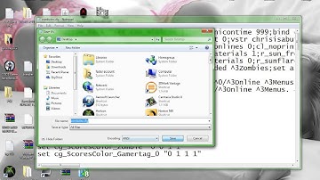 how to make cfg file with notepad (EASY)