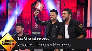 Luis Fonsi, Pablo López y Antonio Orozco juegan a 'La Voz al revés'  El Hormiguero 3.0