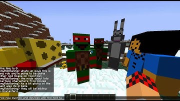 Minecraft  - Forge Mod - ToonTown - SPONGEBOB And more - [1.6.4] - Beta