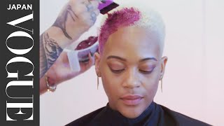 パーマヘアの女性が、人生初の剃髪に挑戦。| NEVER TRIED | VOGUE JAPAN
