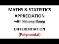 Differentiation of Polynomials.
