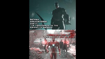 Batman vs Ironman | #edit #viral #batman #Fyp #Shorts #marvel #Mcu #dc #Fy