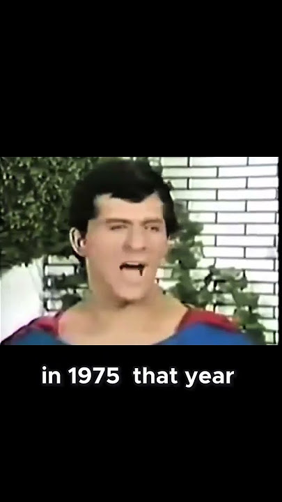 Meet David Wilson: The Forgotten Superman Who Sang and Danced in 1975! #comicbookcompany #arrowverse