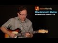 Solo blues guitar lesson  slow groove in b minor rhythm and lead guitar lesson  ep155