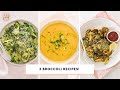 3 Delicious Broccoli Recipes! 🥦 Vegan & Gluten Free