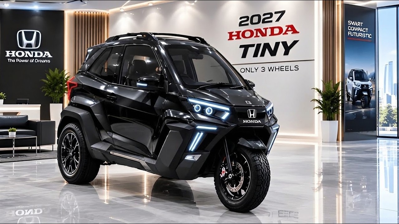 Electric Rv Mini 2027 Tiny Honda 3-Wheeler 😱 First Look | Mini Electric Vehicle, Design ...