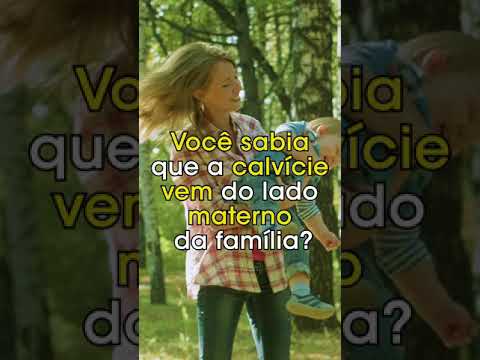 Você sabia que a calvície vem do lado materno da família? #shorts