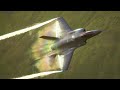F35's and F15's Creating Rainbow Contrails In The Mach Loop - 4K