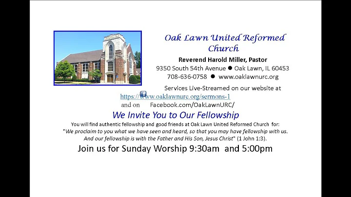 OL URC LIVE STREAM - [10/26/2025 PM] - “Secret Sin Exposed” - Joshua 7:1-26