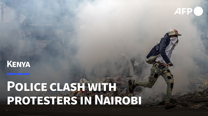 Kenya police use whips, tear gas during clashes in Nairobi | AFP