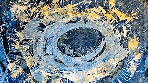 Wet Cyanotype Method Print Reveal VAP 2025