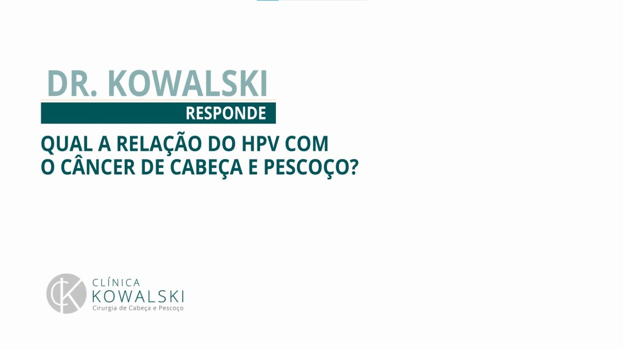 Relação do HPV com Câncer de Cabeça e Pescoço