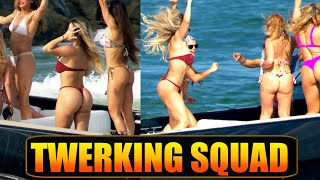 TWERKING SQUAD !! HAULOVER GETS WILD !! BOAT ZONE