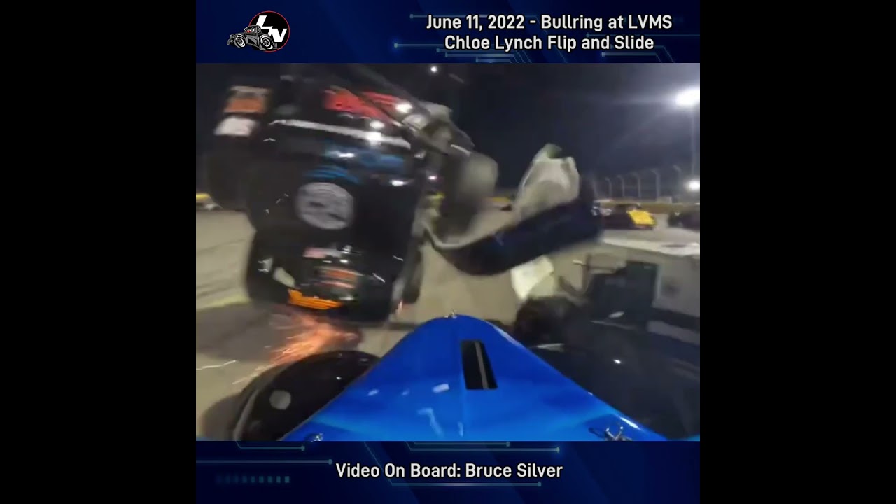 Flippin’ Friday! 9/22/23 – Chloe Lynch Flips and Slides in her Legend Car at the Bullring at LVMS