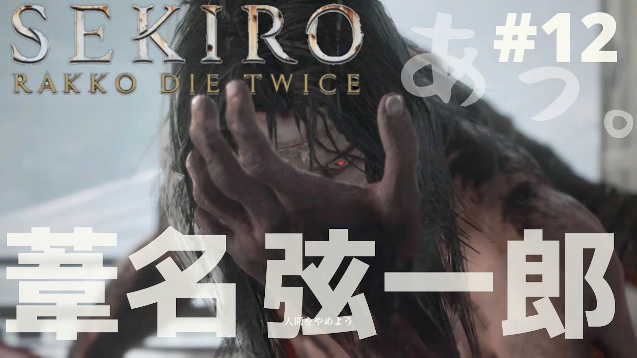 12 Sekiro 弦一郎 俺は 人間をやめるぞーーッ ジョジョーーッ 隻狼 Youtube