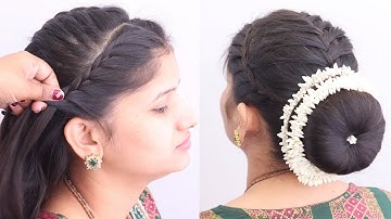 Top Beautiful Hairstyle For Wedding | New & Different Bun Hairstyle | Hairstyle For Girls