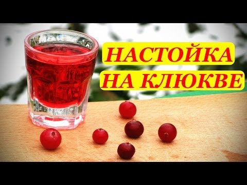 Настойка из замороженной клюквы на водке в домашних условиях