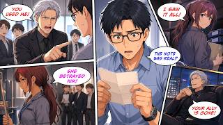 [Manga Dub] My company's cleaning lady left a note that saved my job...