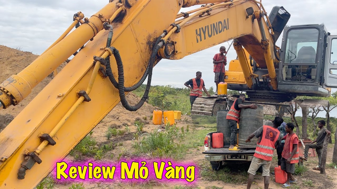 Linh Philip || Review Khu Vực Khai Thác Vàng Của Người Dân Angola Sẽ Như Thế Nào ???