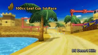 Mario Kart Wii  Leaf Cup  100cc  Bikes Only peach Gameplay