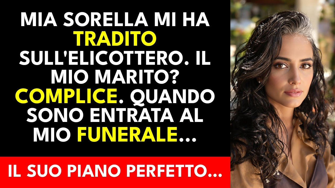 Tradita da mia sorella: mi ha spinto da un elicottero per soldi. Sopravvissuta. Al mio funerale.